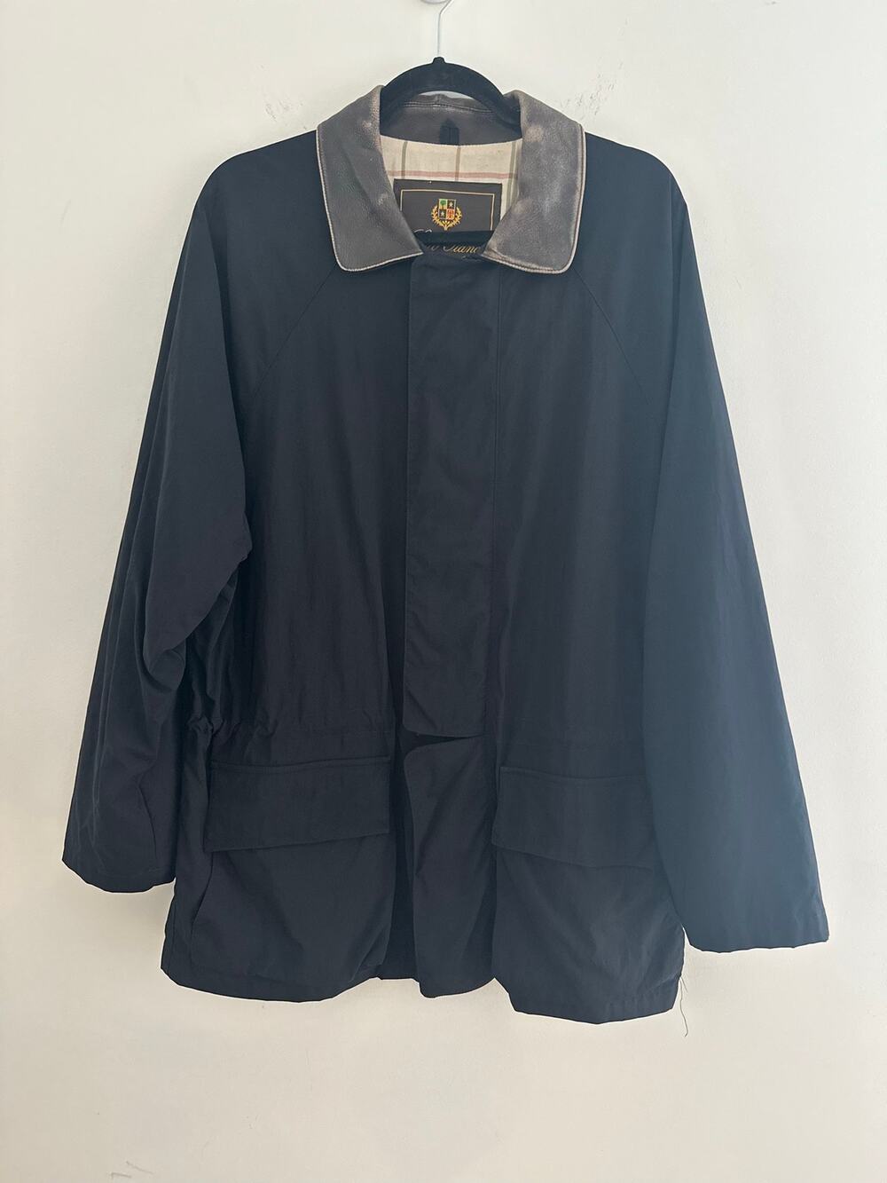 Loro Piana 1992 Olympics Horsey Jacket Men's Chest Size 48 Black Long Sleeve
